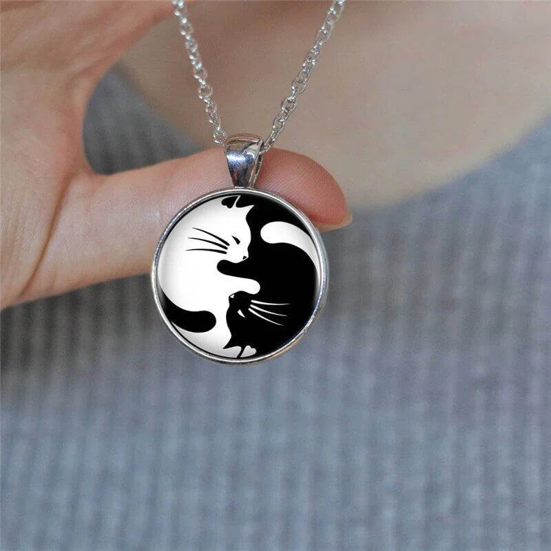 Kat Yingyang Ketting