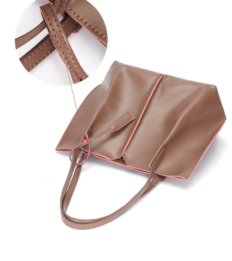 Vrouwen Leren Draagtas