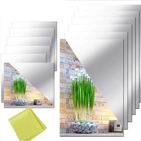 Plakbare Spiegel Stickers