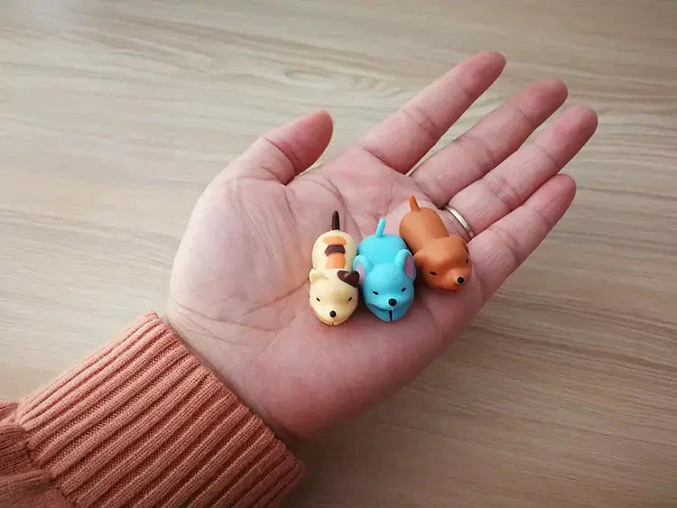 Schattige dieren bijt kabel beschermer