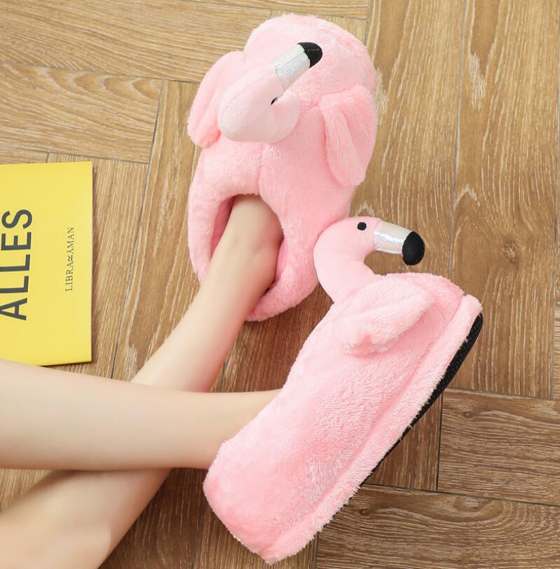 Dames Flamingo Pantoffels