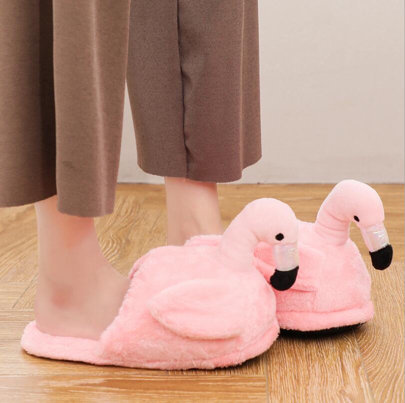 Dames Flamingo Pantoffels