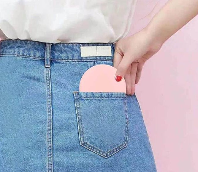 Mini LED Handspiegel