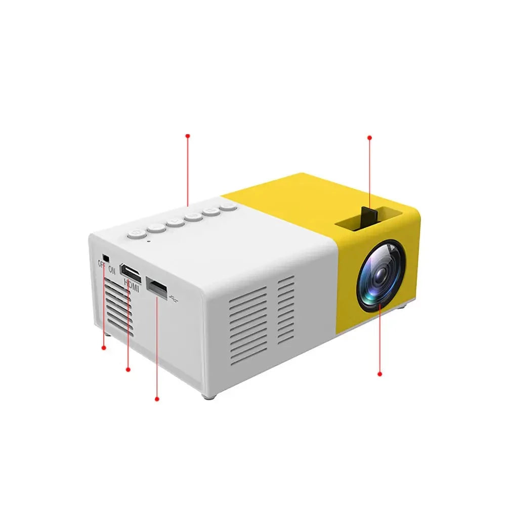 Palmformaat Draagbare Projector