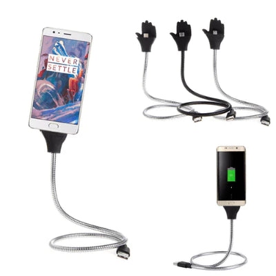 Veelzijdige telefoonstandaard oplaadkabel