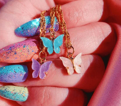 Vlinder Gouden Ketting