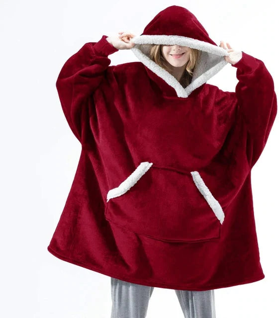 Furry Hoodie Deken