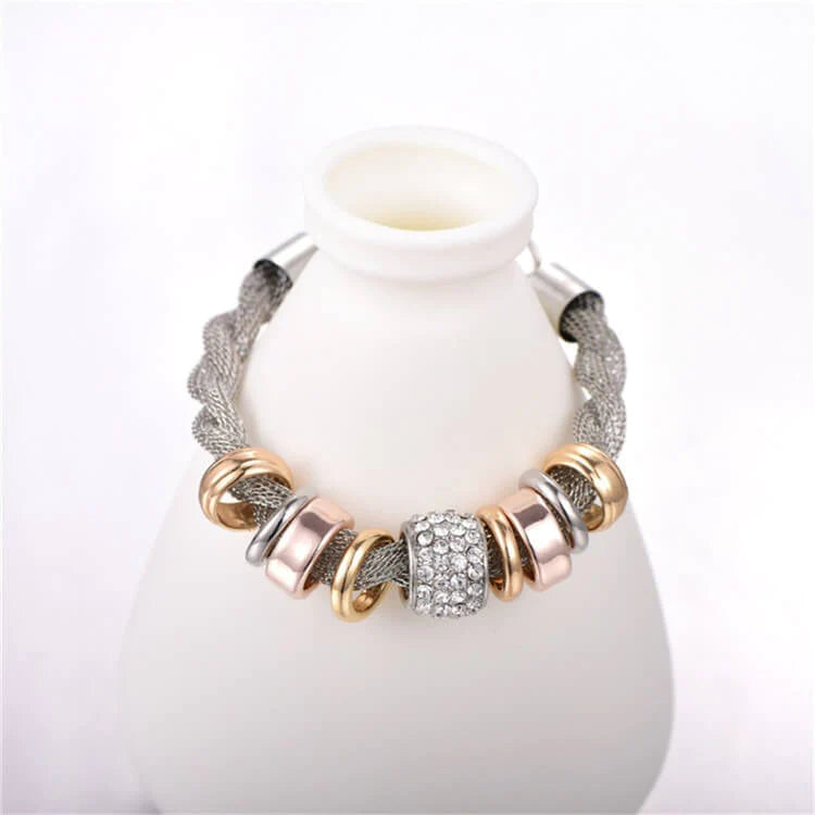 Verstrengelde Ring Accent Armband