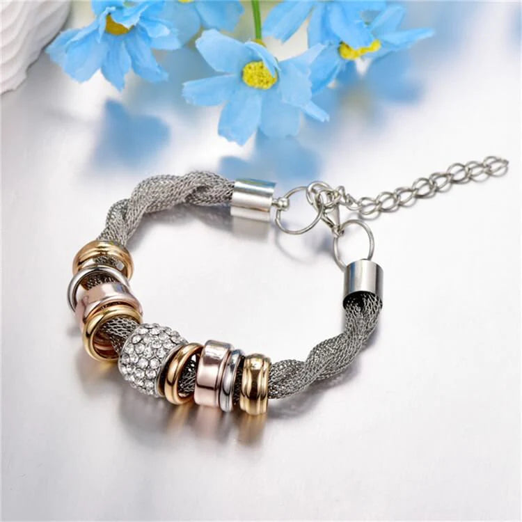 Verstrengelde Ring Accent Armband