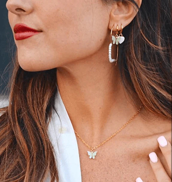 Vlinder Gouden Ketting