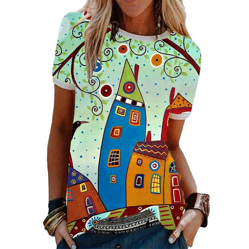 Zomer Vrouwen T-shirt