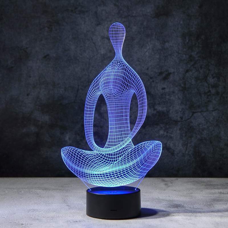 Yoga 3D Illusie Lamp