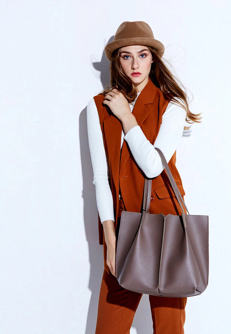 Vrouwen Leren Draagtas