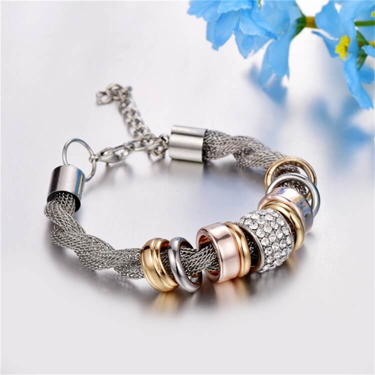 Verstrengelde Ring Accent Armband