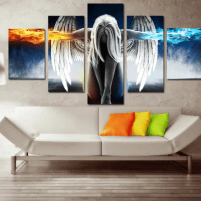 Engelen Muur Canvas