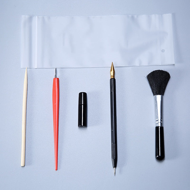 Scratch Schilder Set