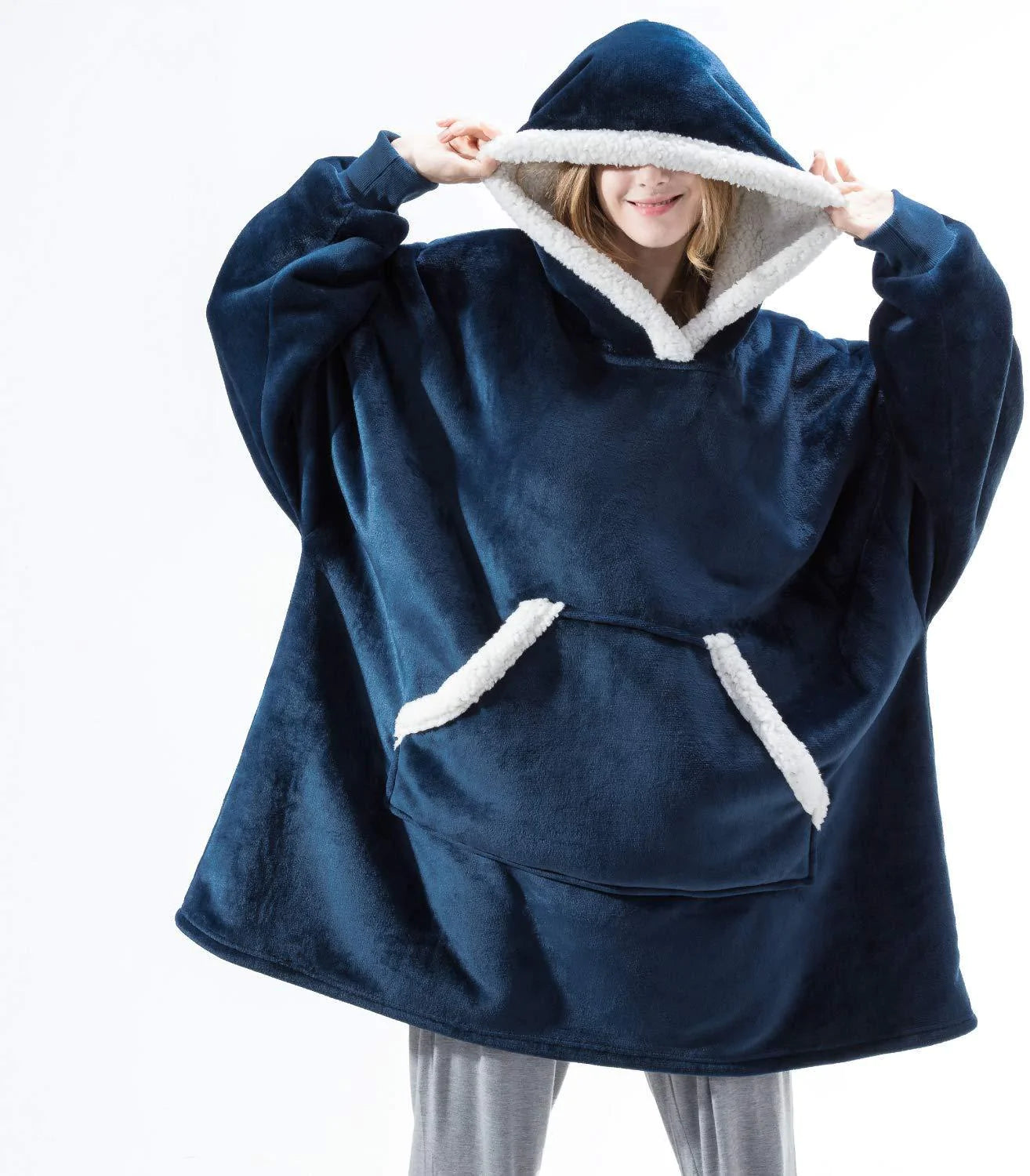 Furry Hoodie Deken