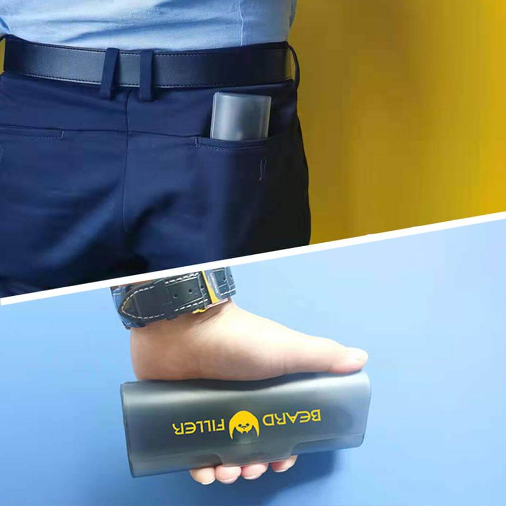 Baard opvul pen en borstel kit