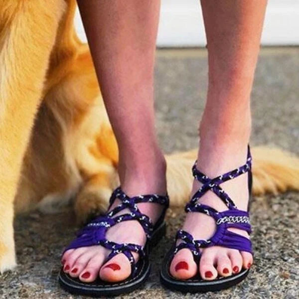 Casual Lace-Up Beach Sandals