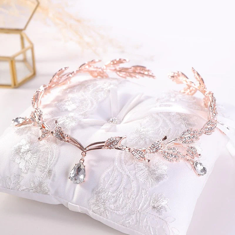 Dames Luxe Kristallen Kroon
