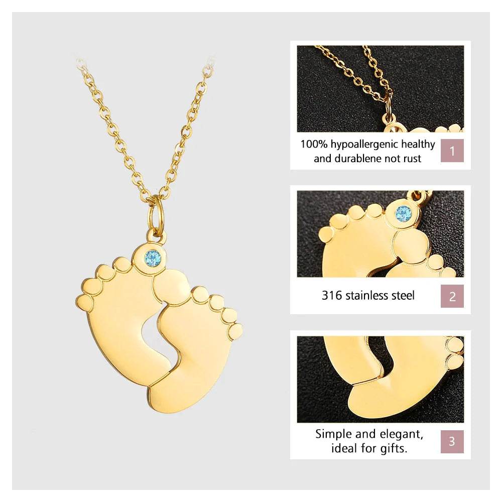 Custom Baby Voeten Halsband