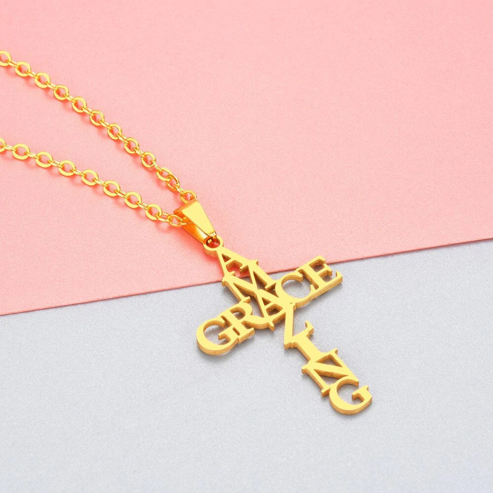 Amazing Grace Kruis Ketting