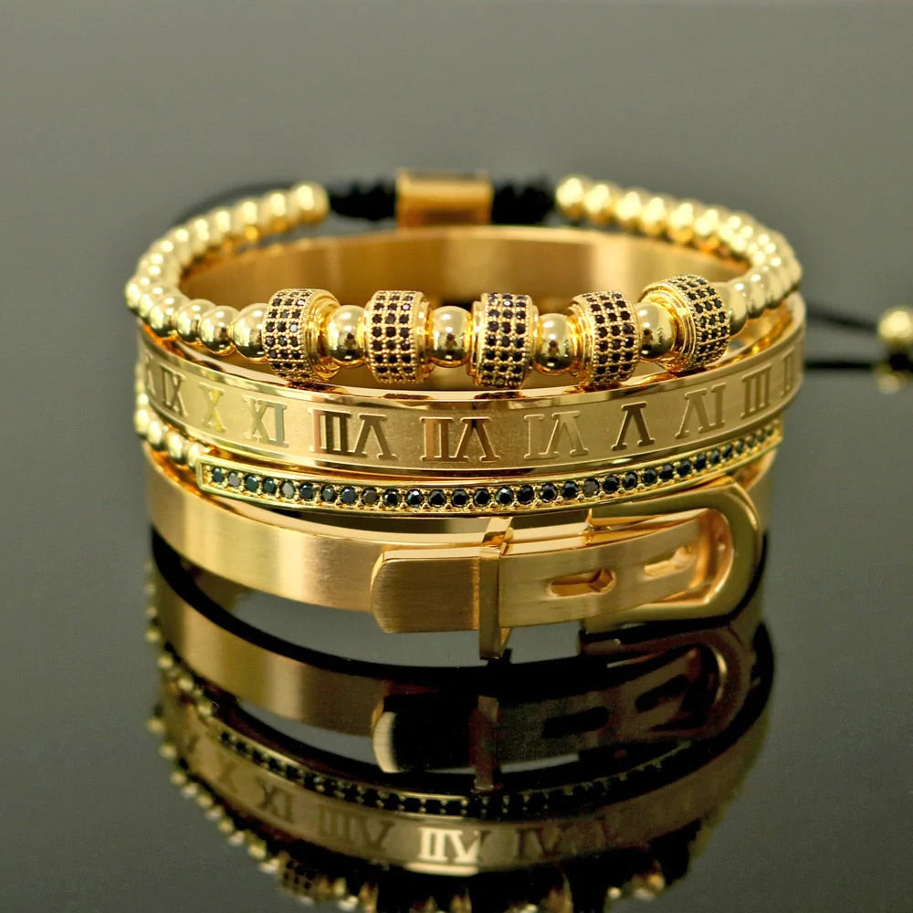 Titanium Armband Set