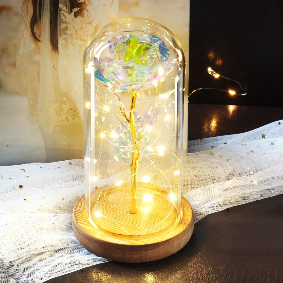 Kunstmatige Eeuwige Roos Led Licht