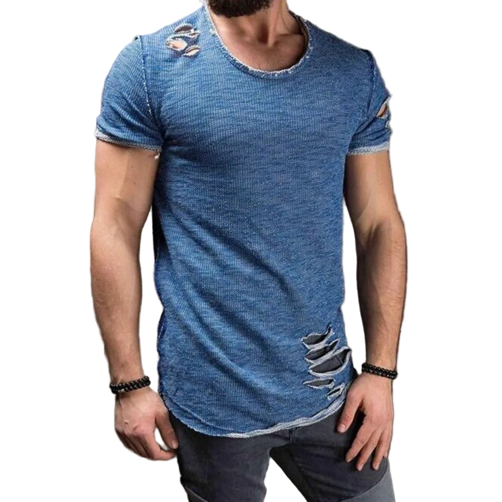Mannen Shredded Tee