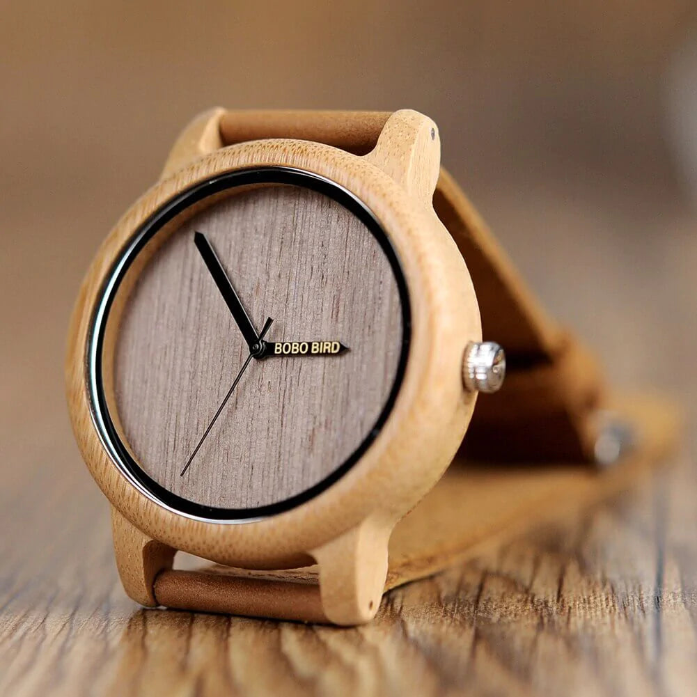 Houten horloge