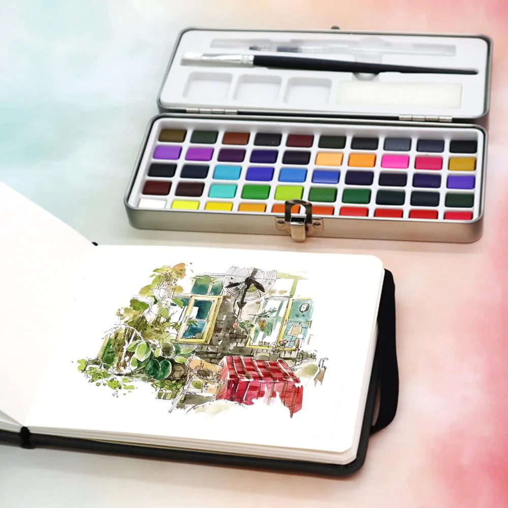 Draagbare Aquarelset