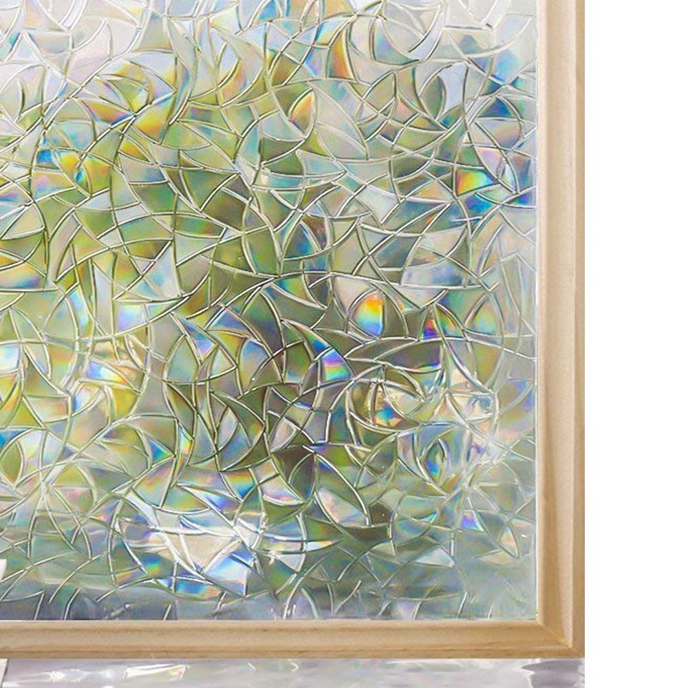3D Regenboog Glas Folie