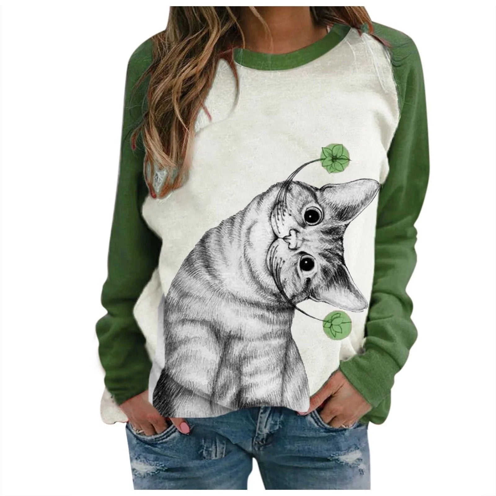 Vrouwen Bedrukt Sweatshirt