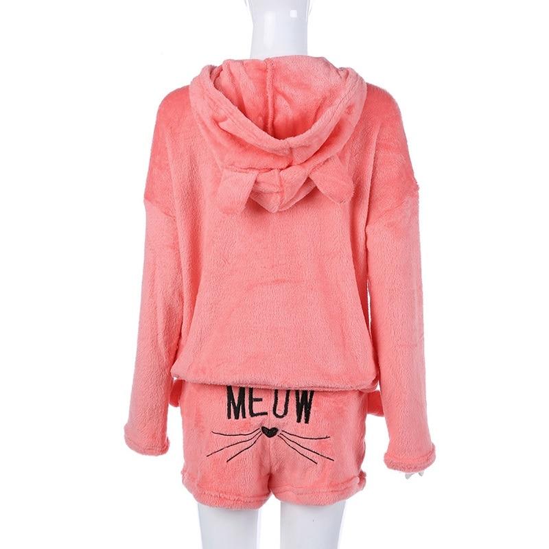 Warme Meow Cat Pyjama Set - Deze wil je heel de winter niet meer uit doen