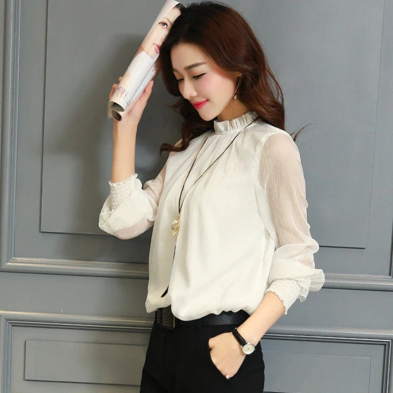 Elegante Chiffon Blouse