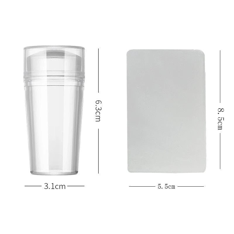 Silicone Nagel Stamper (3 SETS)