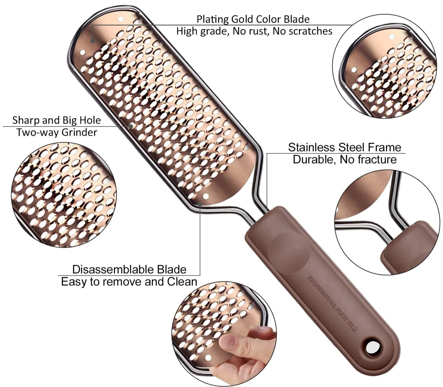 Professionele Voetvijl Eelt Verwijderaar