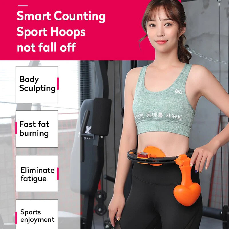 Exercising Hoola Hoop