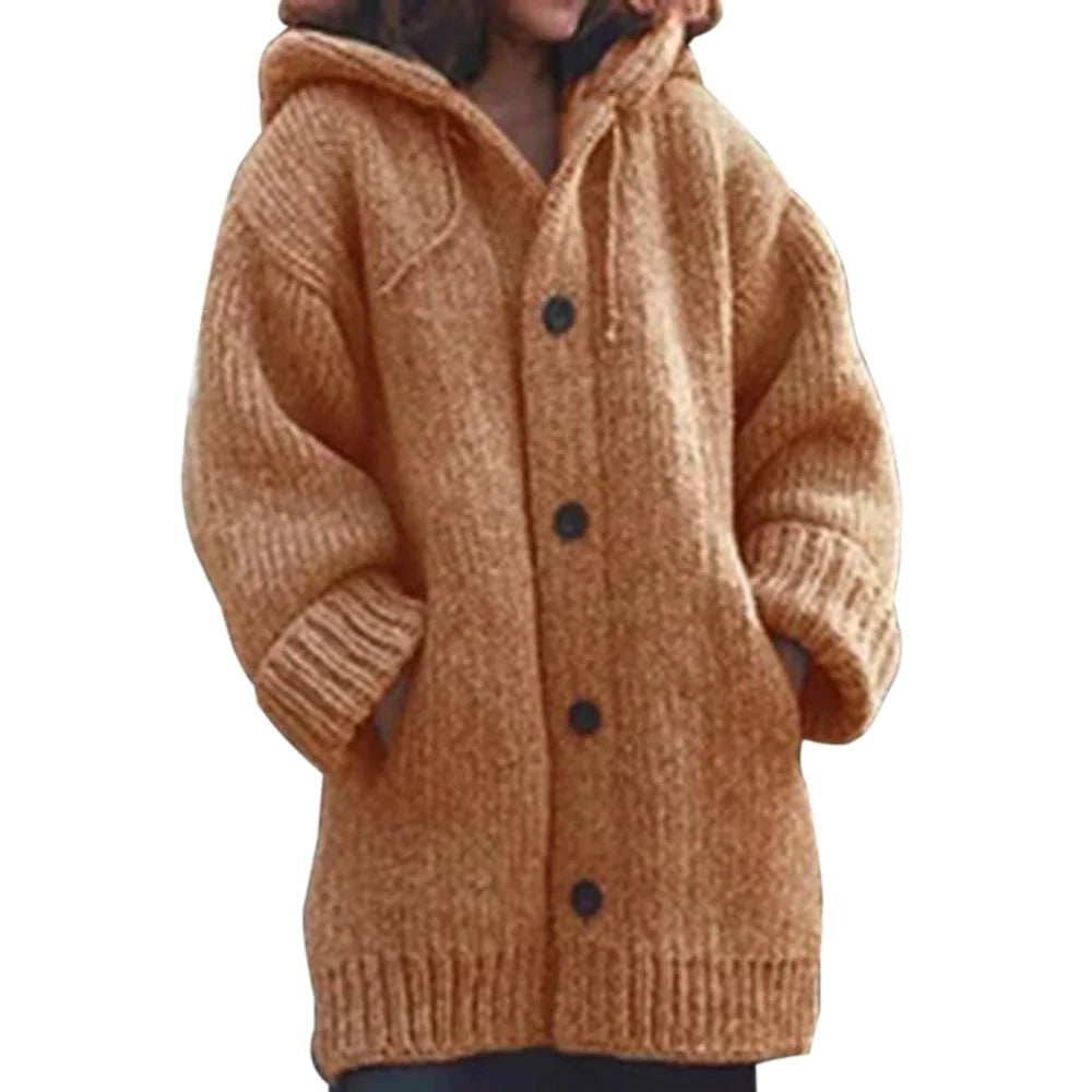 Knoopsluiting gebreid vest