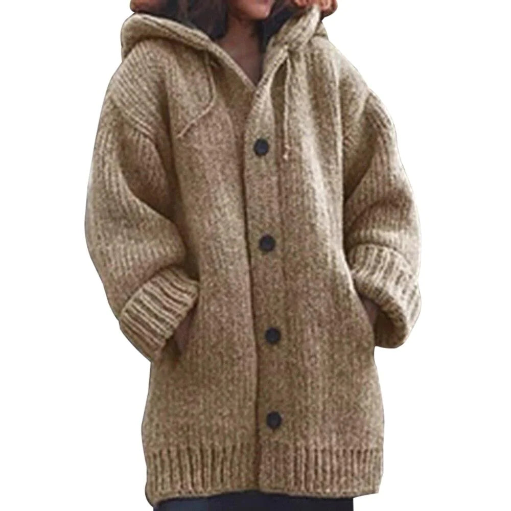 Knoopsluiting gebreid vest