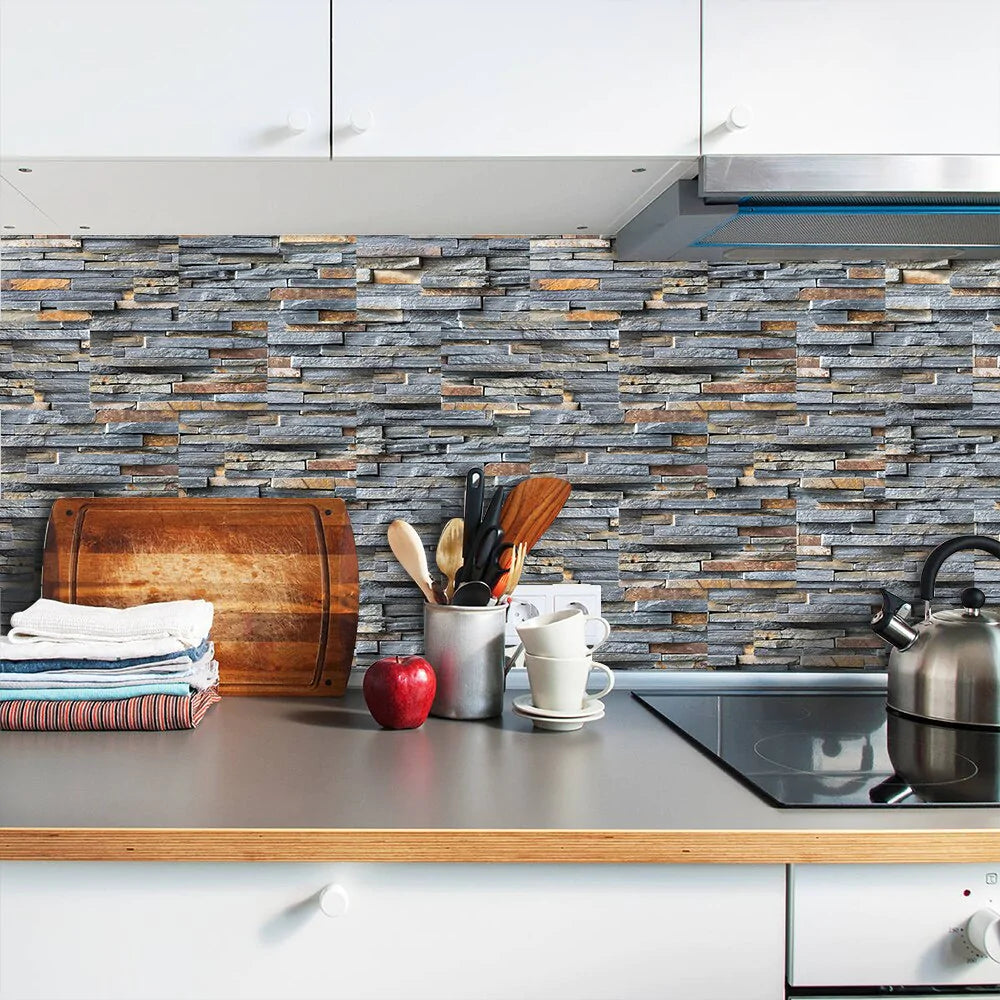 Waterdichte 3D Tegelstickers (9 stuks)