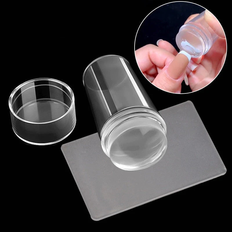 Silicone Nagel Stamper (3 SETS)