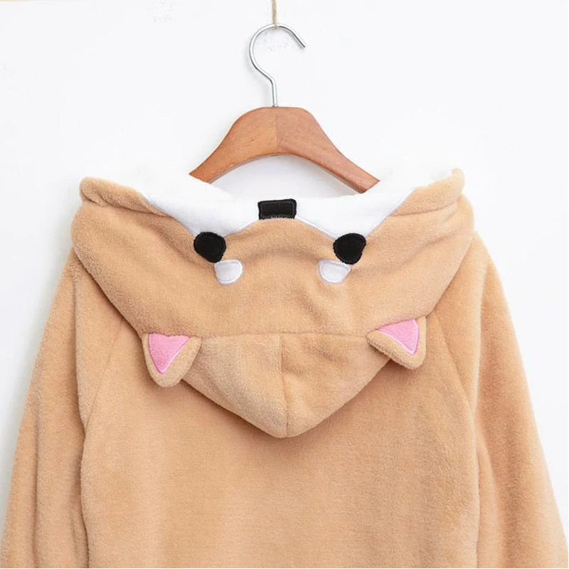 Shiba Inu Dog Cartoon Hoodie
