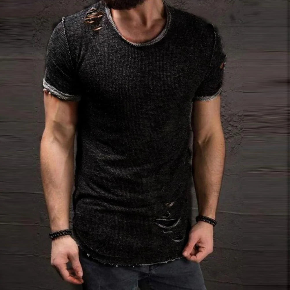 Mannen Shredded Tee