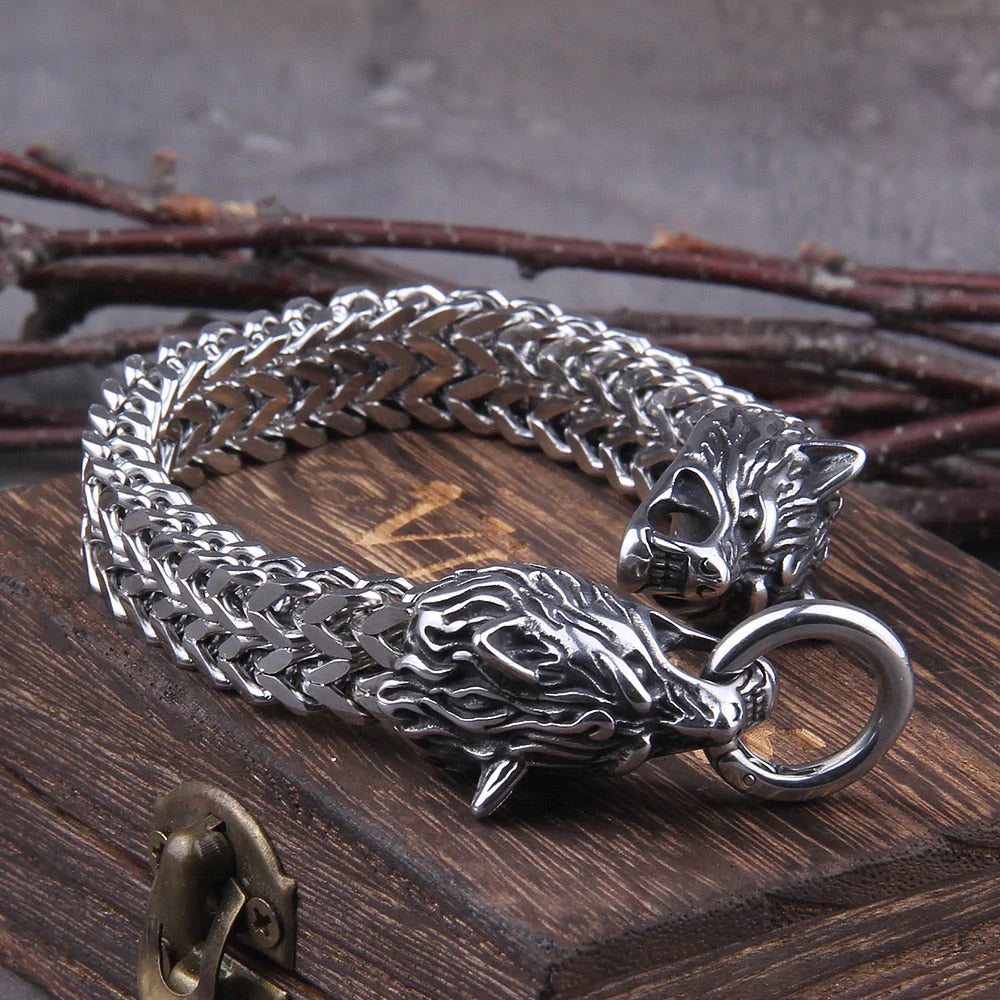 Fenrir Viking armband - (noordse mythologie)
