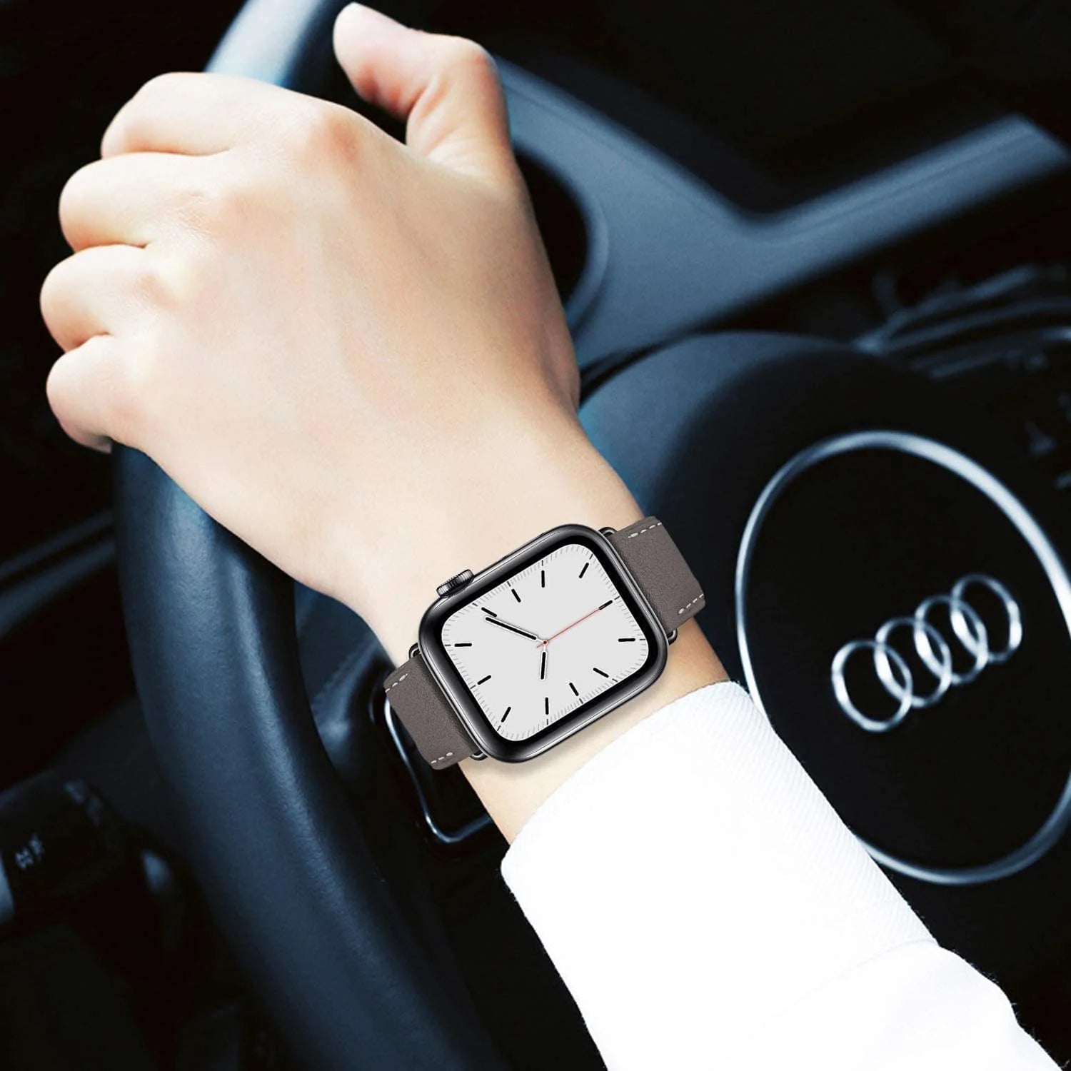 Apple Watch-riem van synthetisch leer