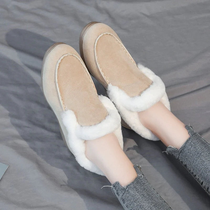 Suède Leren Enkellaarsjes