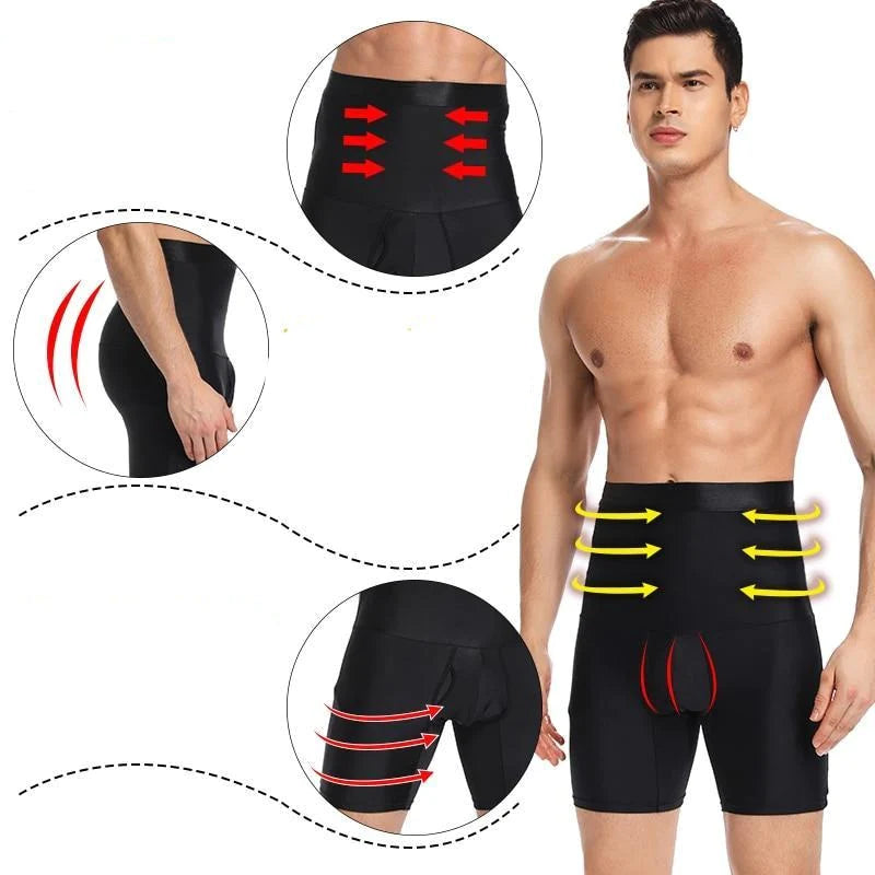 Heren Compressie Gordel Shorts