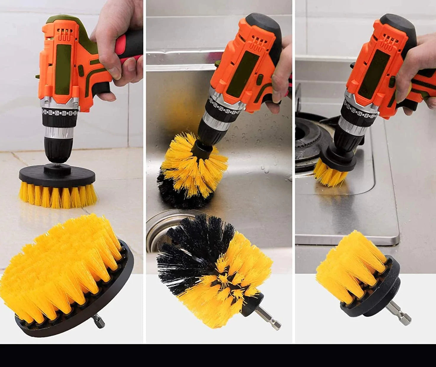 Spincleaner - Hoogwaardige borstels voor hardnekkige vlekken