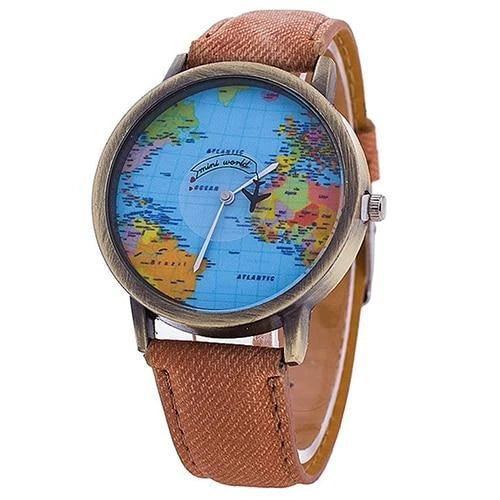 Vintage Traveler's Leather Watch